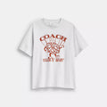 Pretzel Relaxed T-Shirt In Organic Cotton - Heather Grey