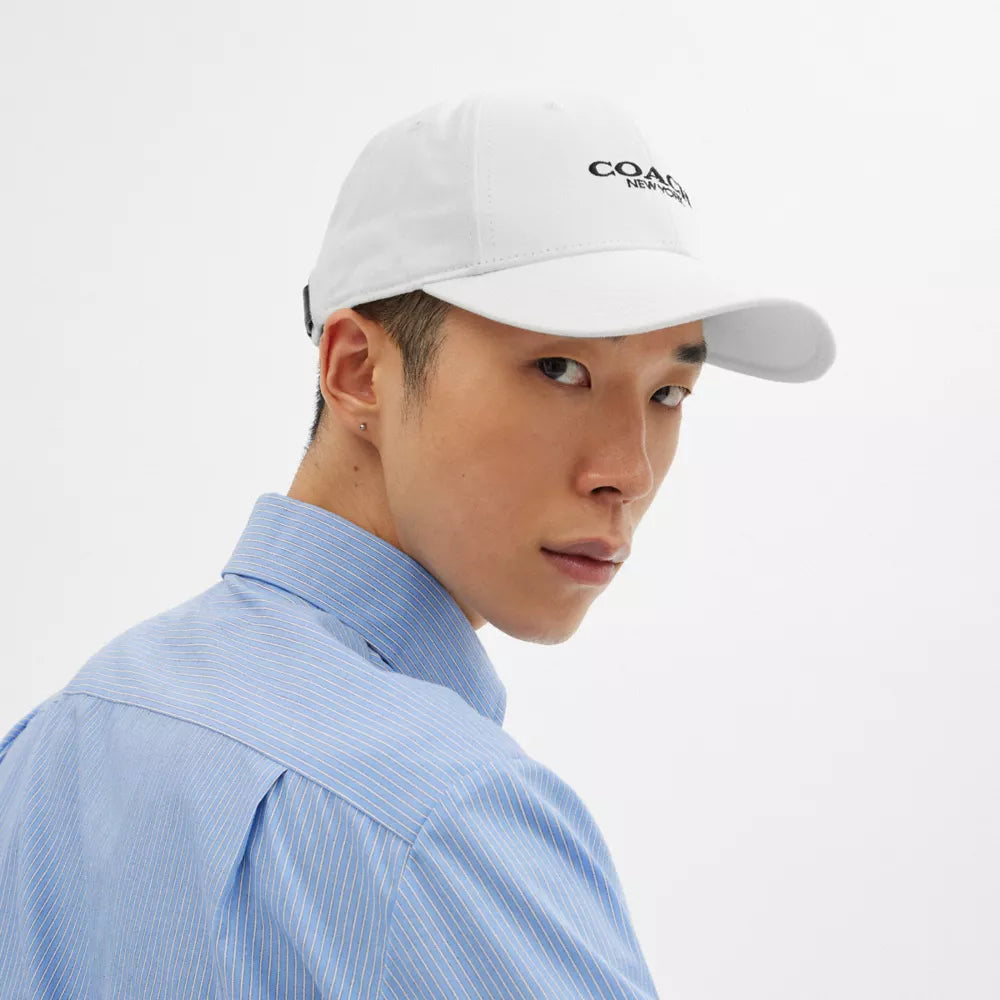 Embroidered Baseball Hat - Chalk