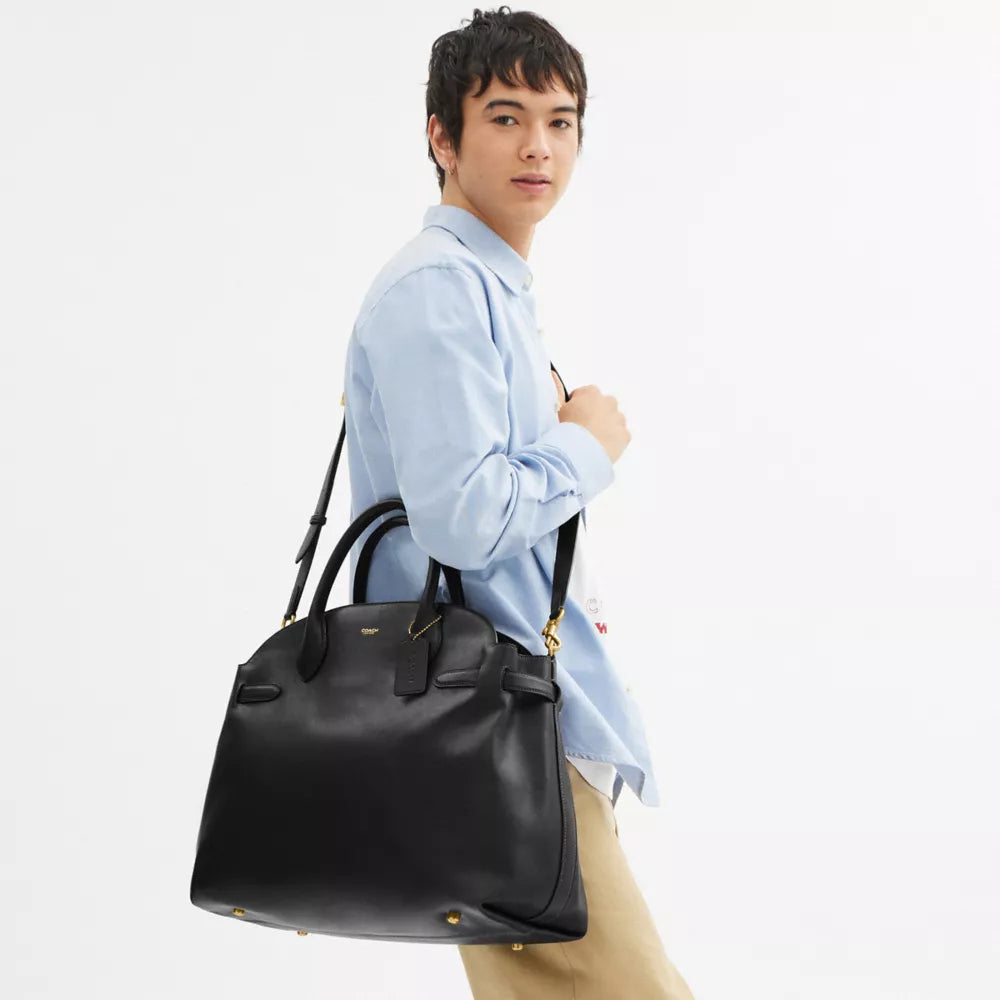 Soft Empire Carryall Bag 48 - Smooth Leather/Brass/Black