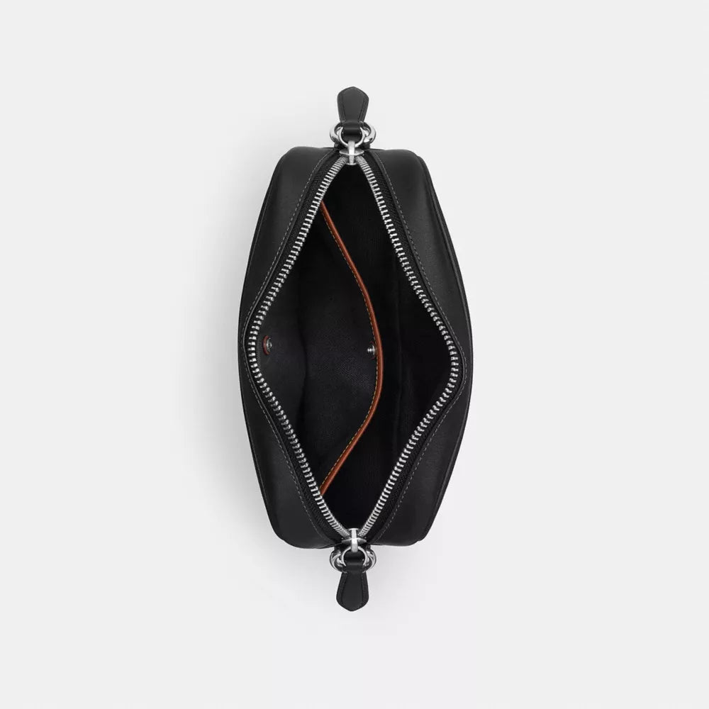 Radio Camera Bag - Natural Grain Leather/Black