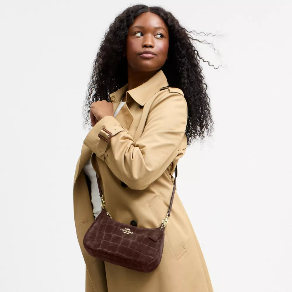 Soft Teri Shoulder Bag - Gold/Maple