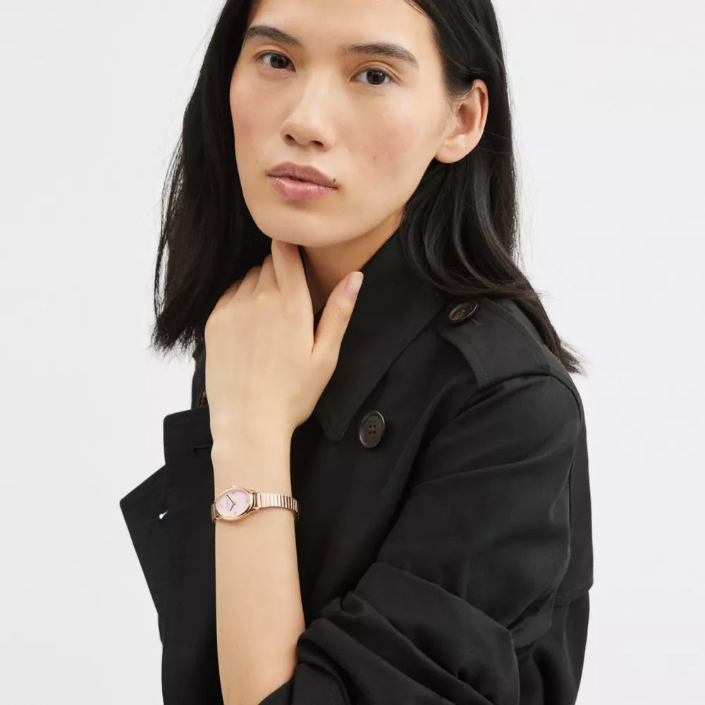 Talia Watch, 22MM - Rose Gold