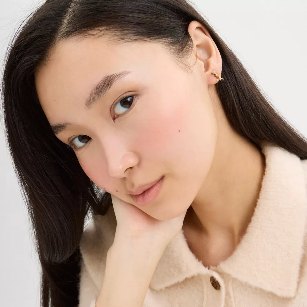 Rexy Stud Earrings - Gold