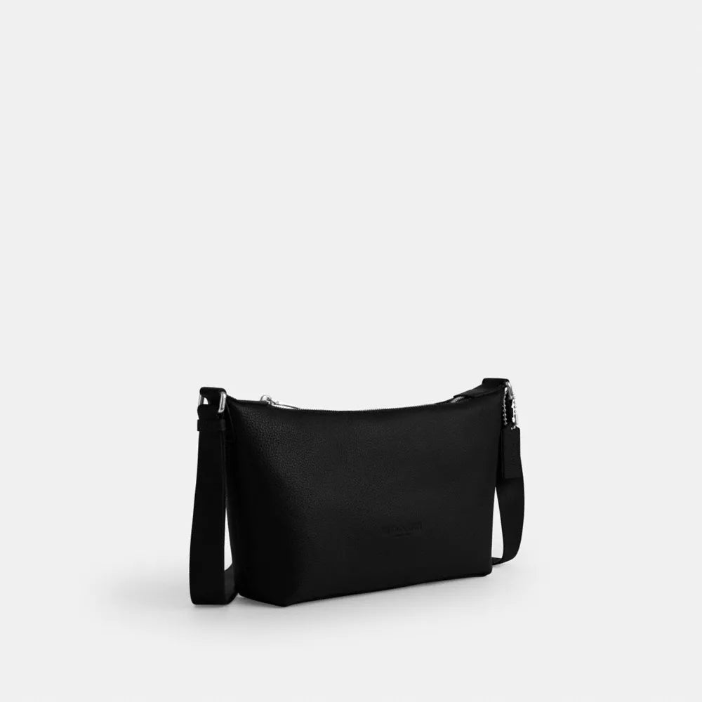 Small Finn Crossbody Bag With Pouch - Silver/Black