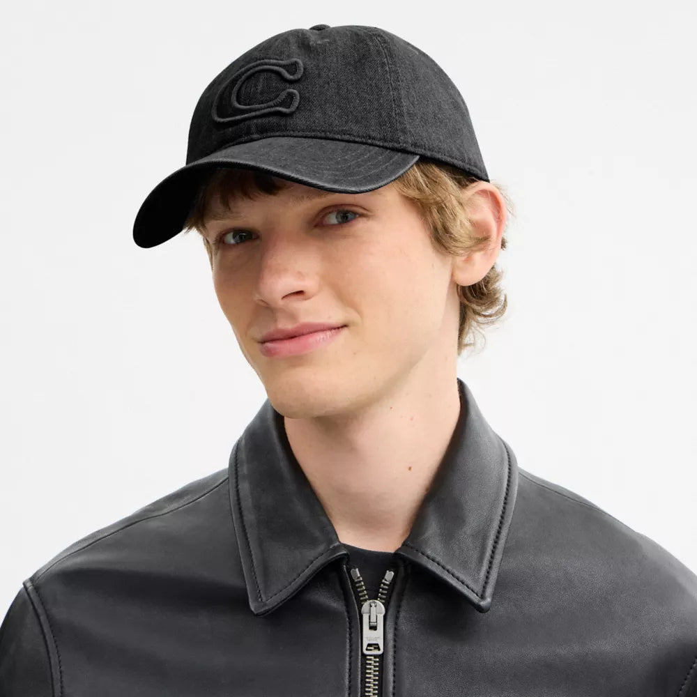 Signature Patch Baseball Hat - Black