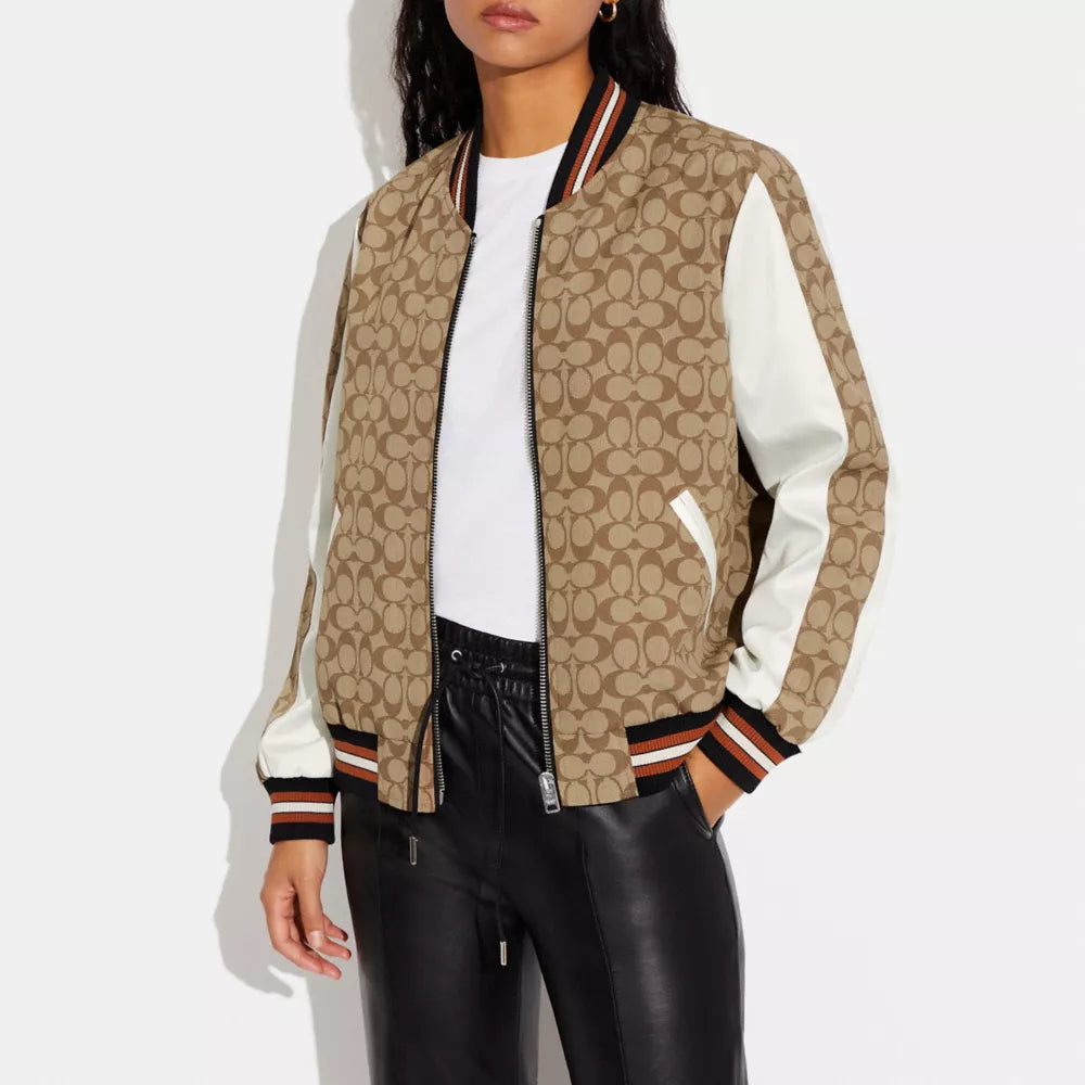 Signature Souvenir Jacket - Khaki Multi