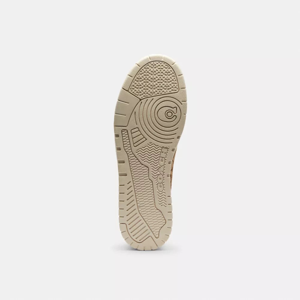 Soho Sneaker In Signature Sateen Jacquard - Chalk Multi