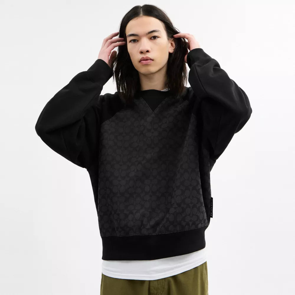 Signature Crewneck Sweatshirt - Charcoal Signature