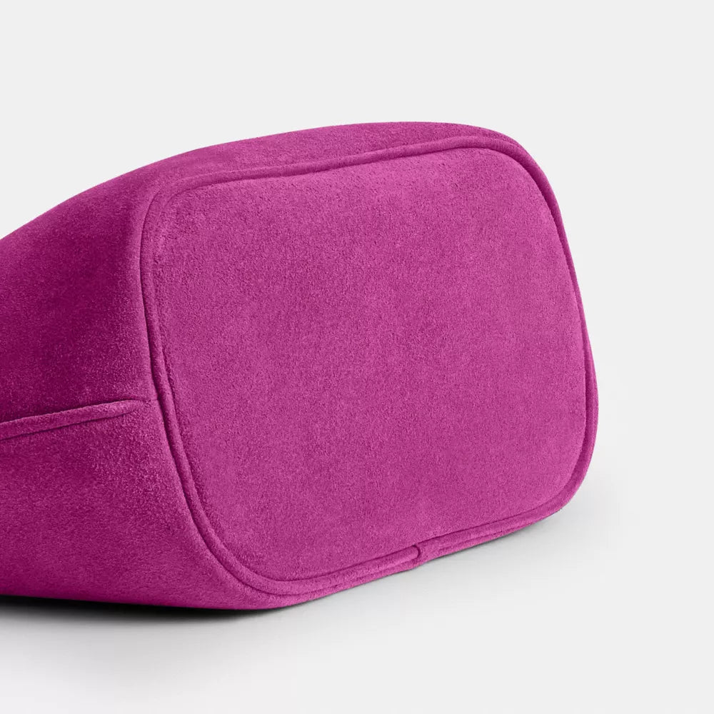 Demi Bag - Suede/Brass/Magenta