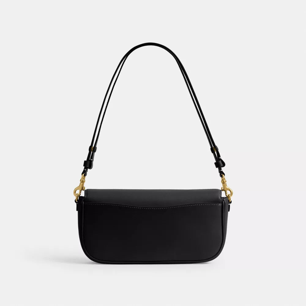 Brook Flap Chain Bag - Brass/Black