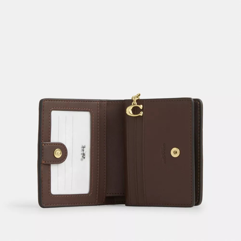 Snap Wallet In Signature Chenille - Signature Chenille/Gold/Truffle