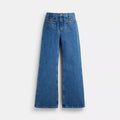 Sculpted C Denim Pants In Organic Cotton - MEDIUM BLUE