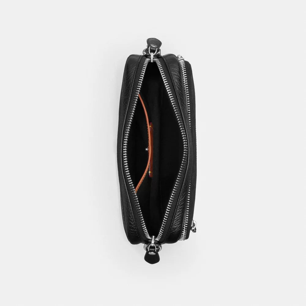 Dakota Crossbody Bag In Signature UpcraftedLeather - Black Signature