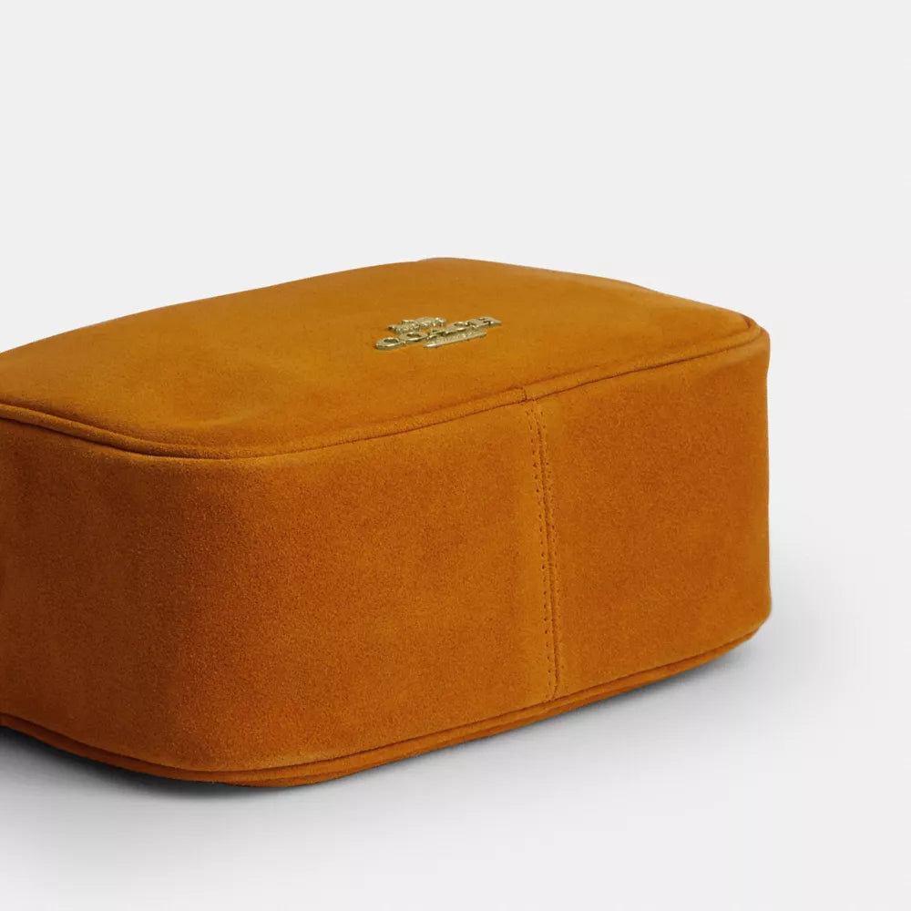 Mini Carey Crossbody Bag - Gold/Marigold