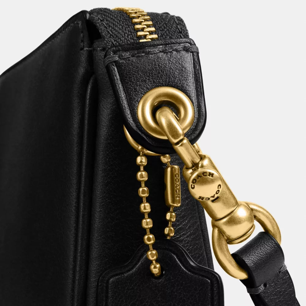 Plaza Bag - Smooth Leather/Brass/Black