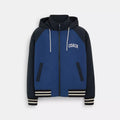Stadium Jacket In Recycled Polyamide - Navy/Blue