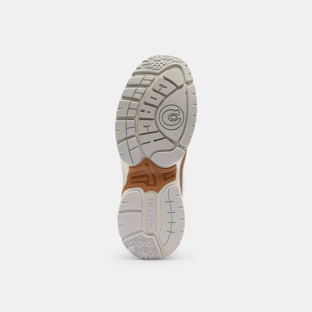 Sport Sneaker In Signature Canvas - Brown/Multi