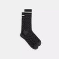 Signature Calf Socks - Charcoal