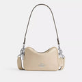 Mini Carey Crossbody Bag - Glazed Leather/Silver/IVORY