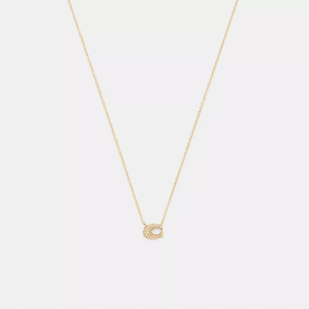 Pavﾨﾦ C Necklace - Gold