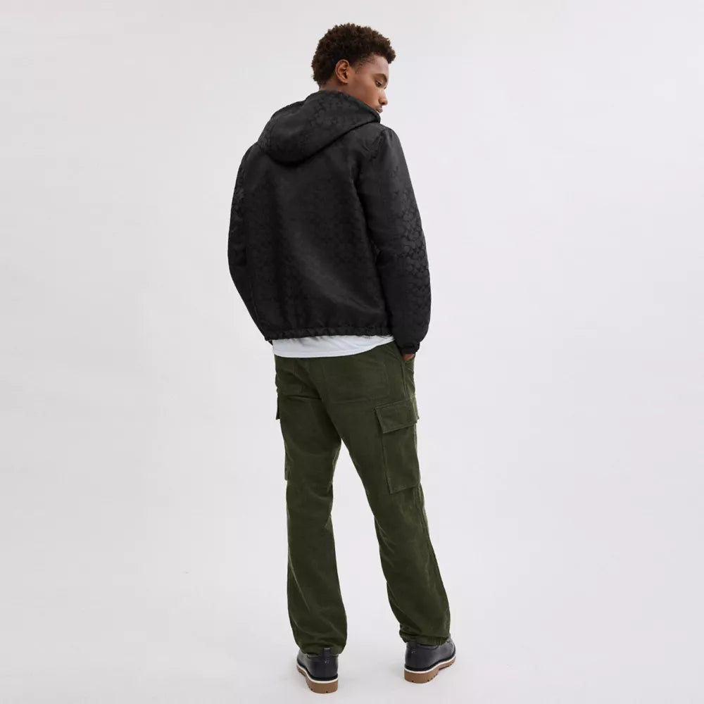 Reversible Leather Trainer - Black/Charcoal