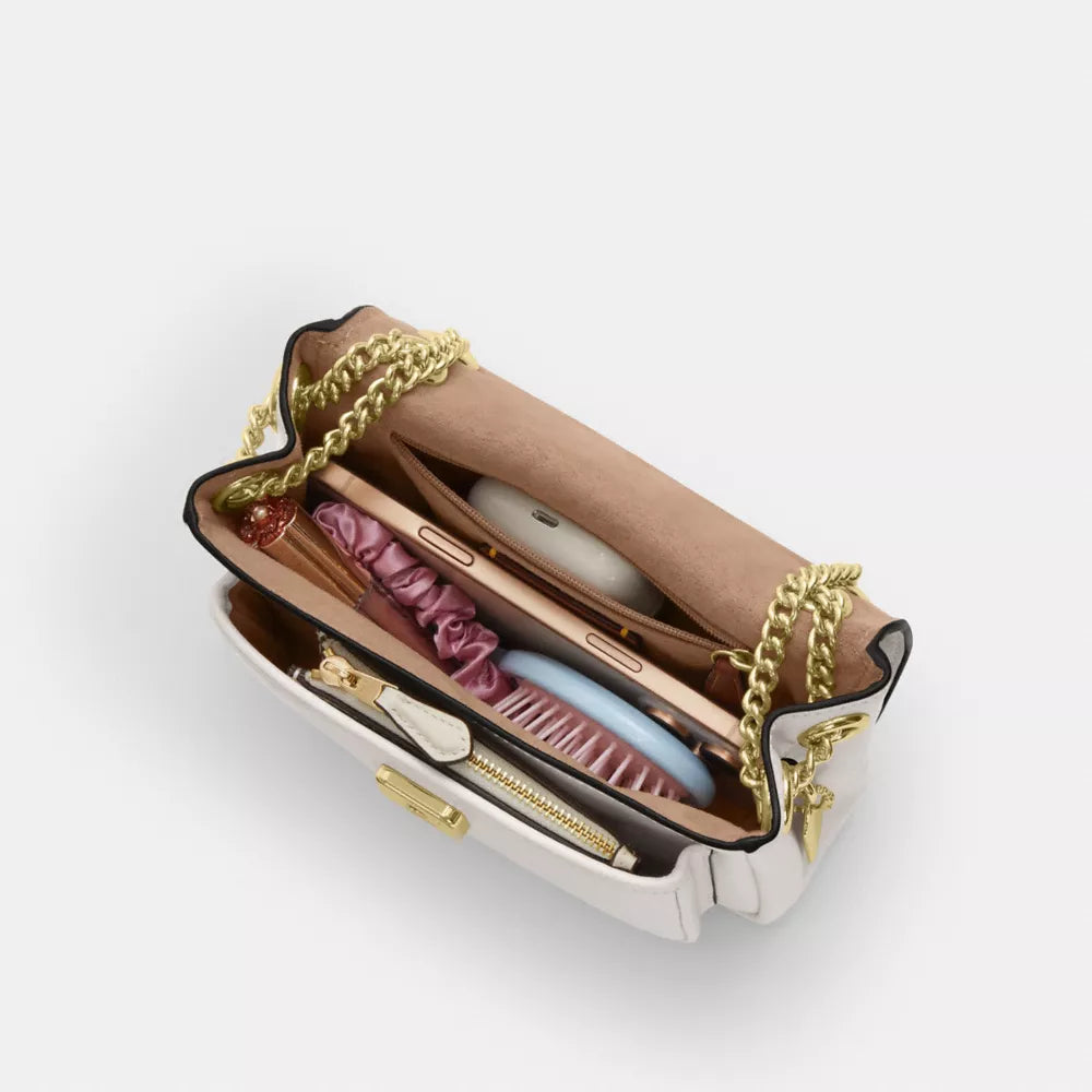 Elodie Crossbody Bag 18 - Gold/Chalk