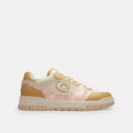 Soho Sneaker With Patent Signature - Candy Pink/Light Beige