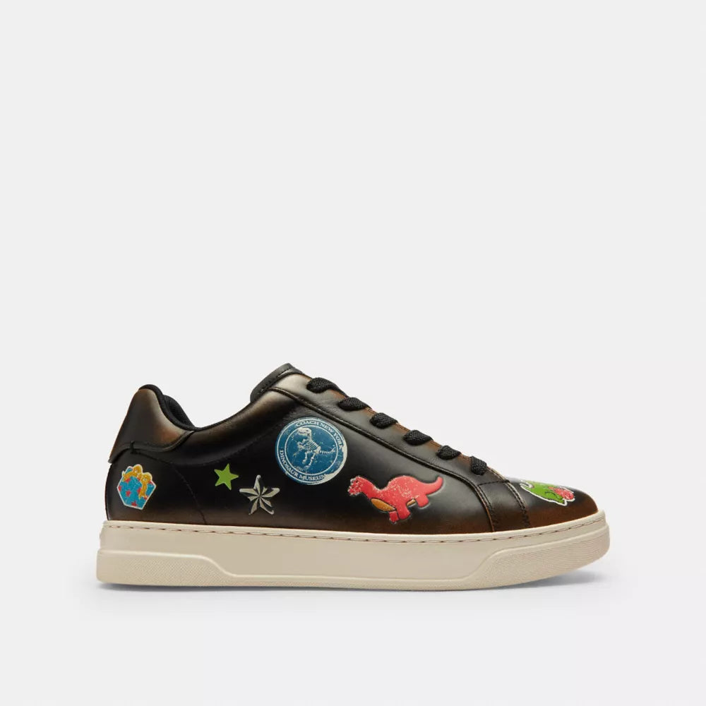 Rexy 10th Birthday High Line Sneaker With Sticker Print - Black Multi/Silver