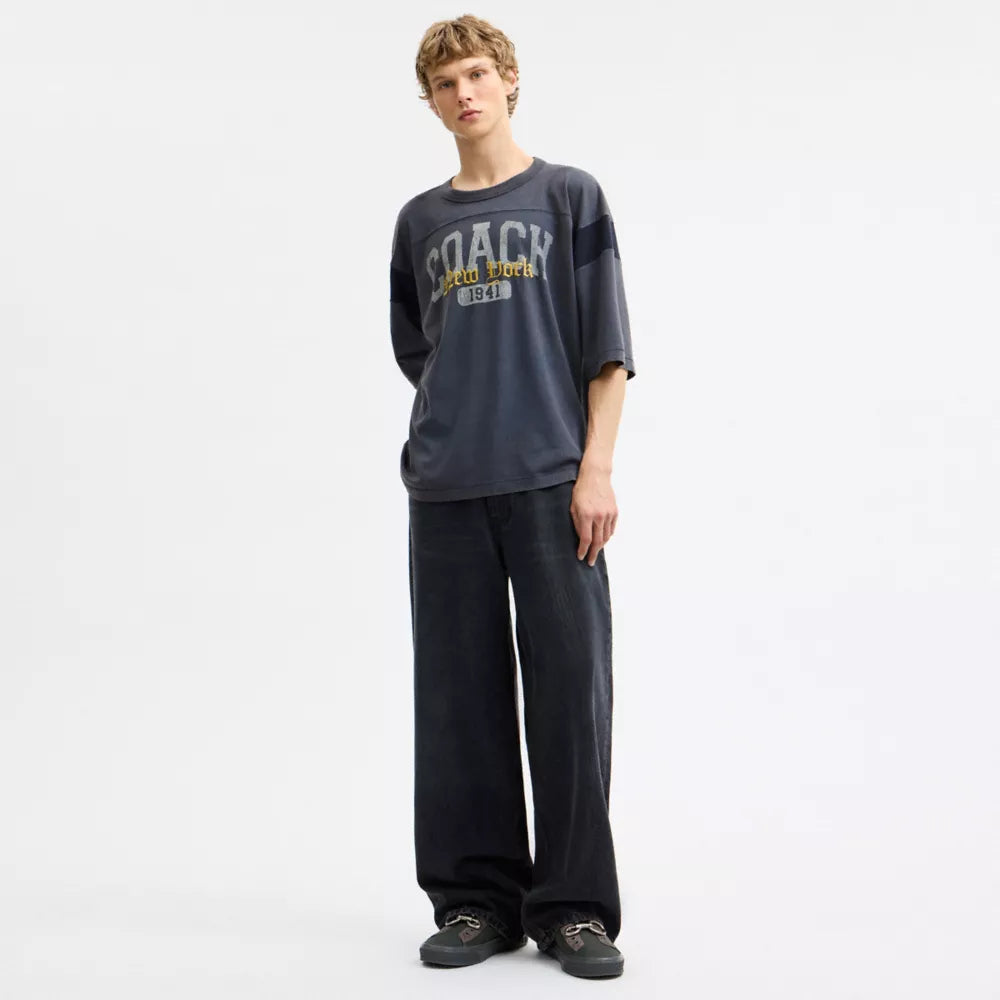Twisted Heritage Boxy T-Shirt - Navy