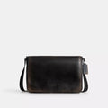 Colby Messenger Bag 32 In Loved Leather - Silver/Black Brown