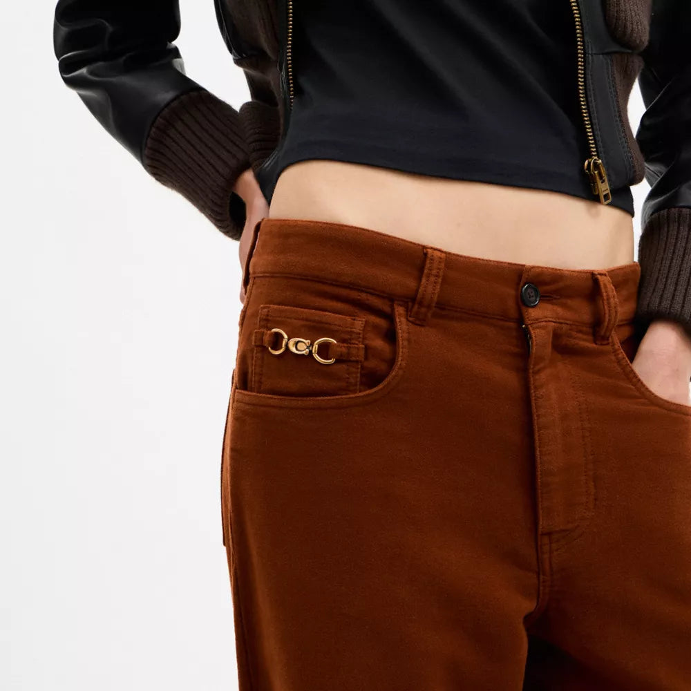 Moleskin Pants - Medium Brown