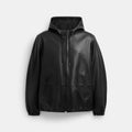 Reversible Leather Trainer - Black/Charcoal
