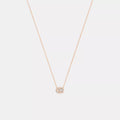 Pavﾨﾦ C Necklace - Rose Gold