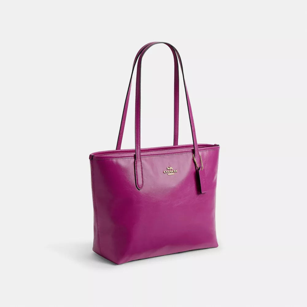 Medium City Tote Bag - IM/Magenta