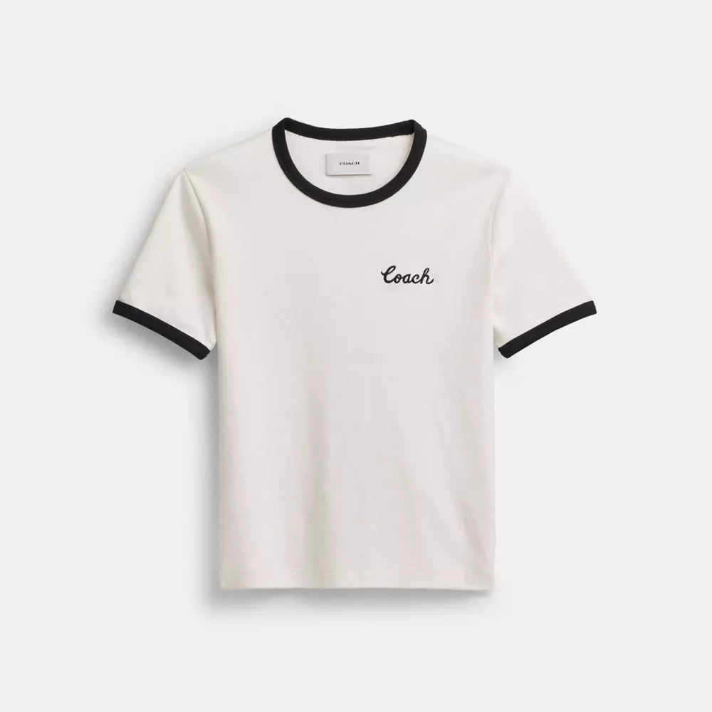 Coach Ringer T-Shirt - White