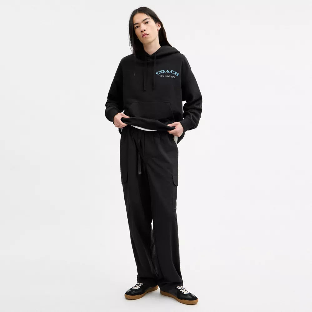 Nylon Utility Pants - Black