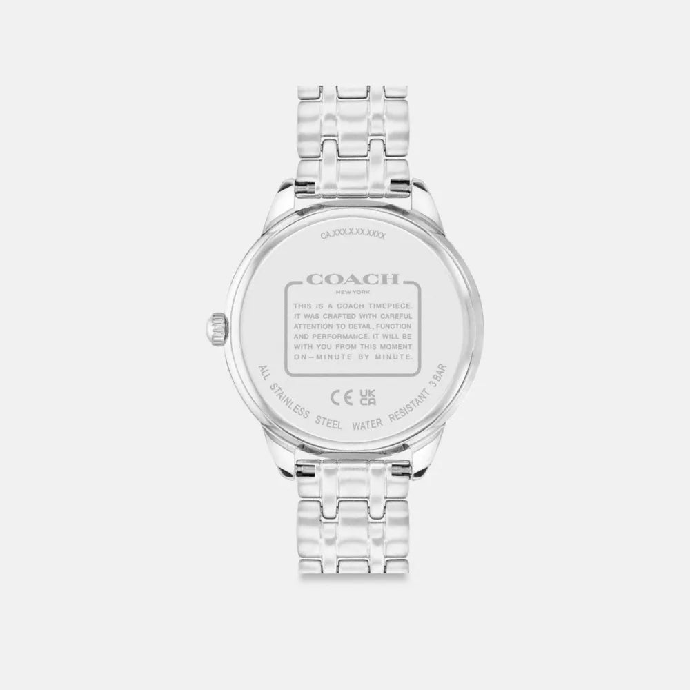 Olivia Watch, 34MM - Stainless Steel