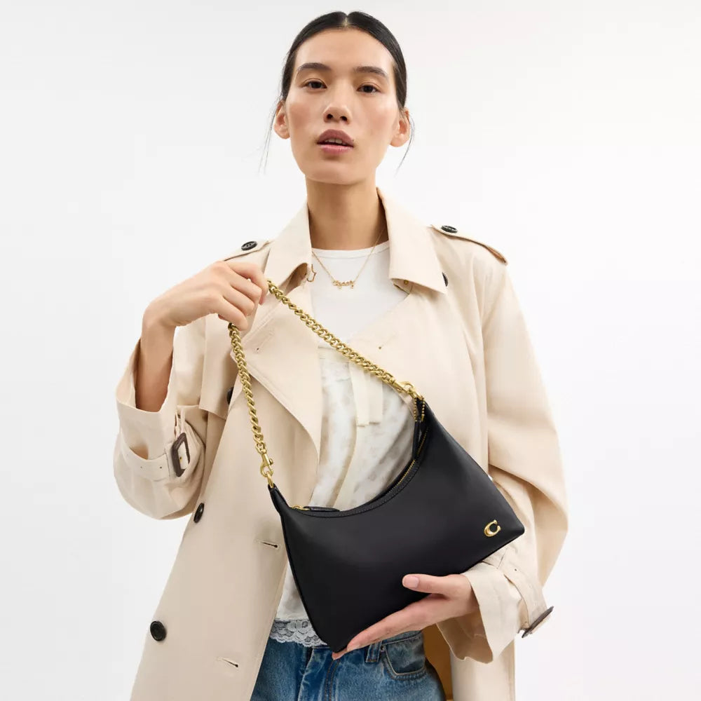 Juliet Shoulder Bag 25 - Brass/Black
