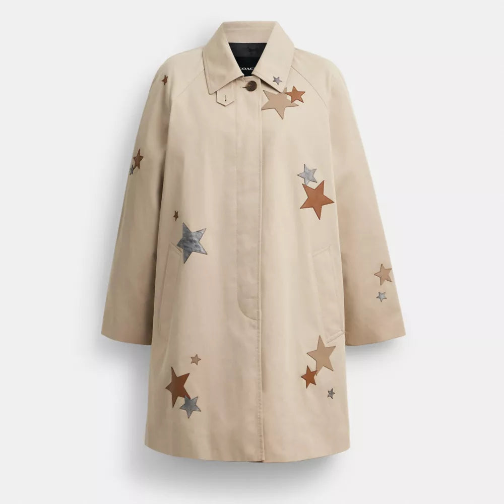 Appliquﾨﾦ Balmacaan - Light Khaki