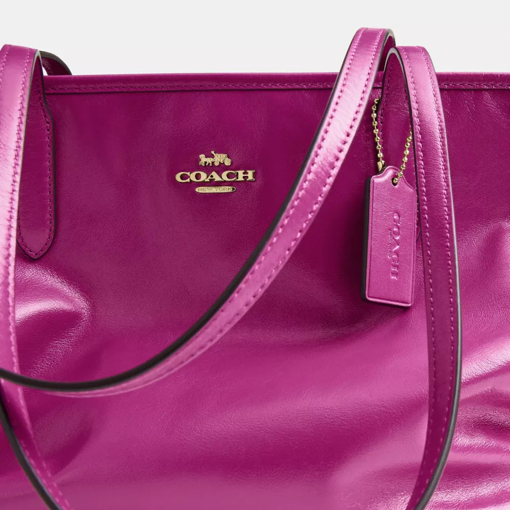 Medium City Tote Bag - IM/Magenta