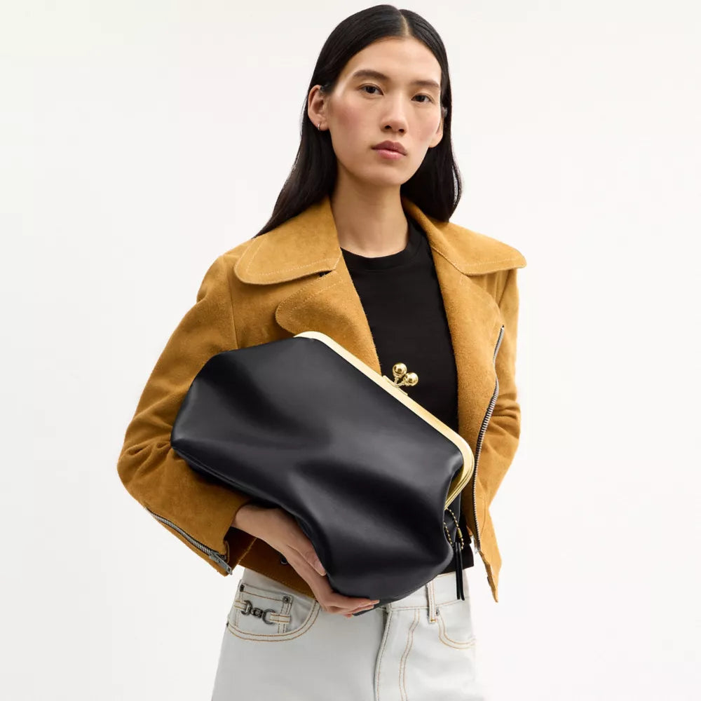 Kisslock Frame Bag 27 - Brass/Black