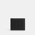 3-In-1 Wallet In Signature Leather - Black