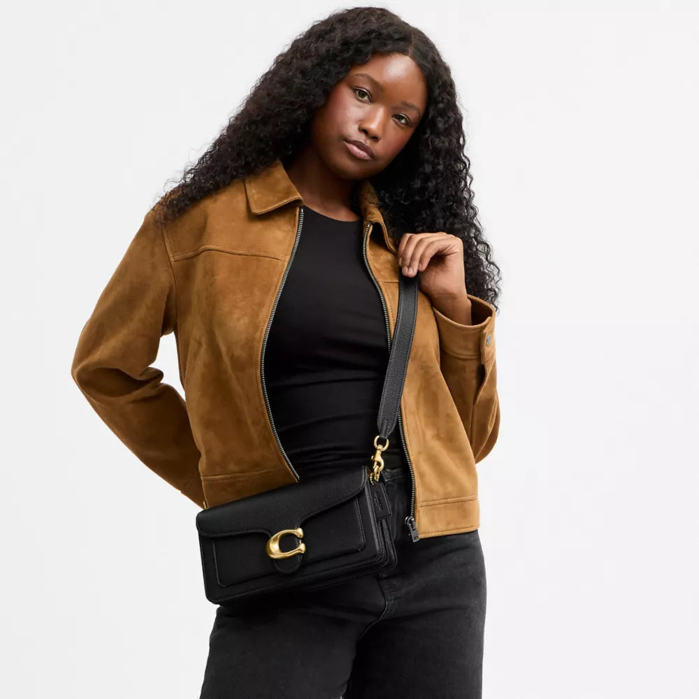 Tabby Shoulder Bag 26 - Brass/Black