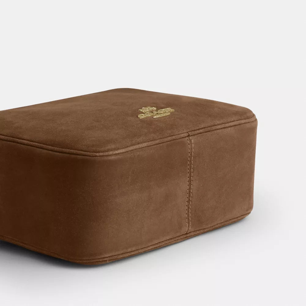 Carey Crossbody Bag - Suede/Im/Cedar