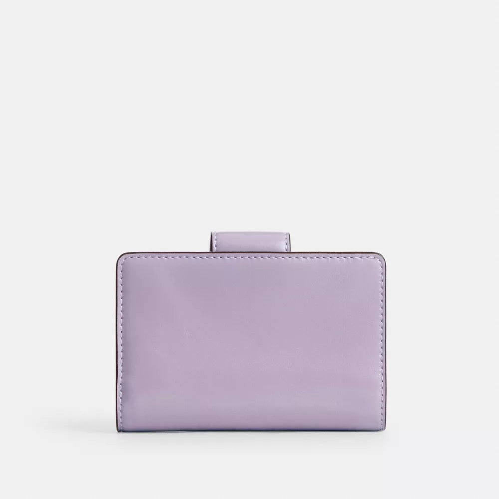 Medium Corner Zip Wallet - Nappa Leather/Gold/Lilac