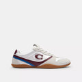 Track Sneaker - White/Dark Cherry