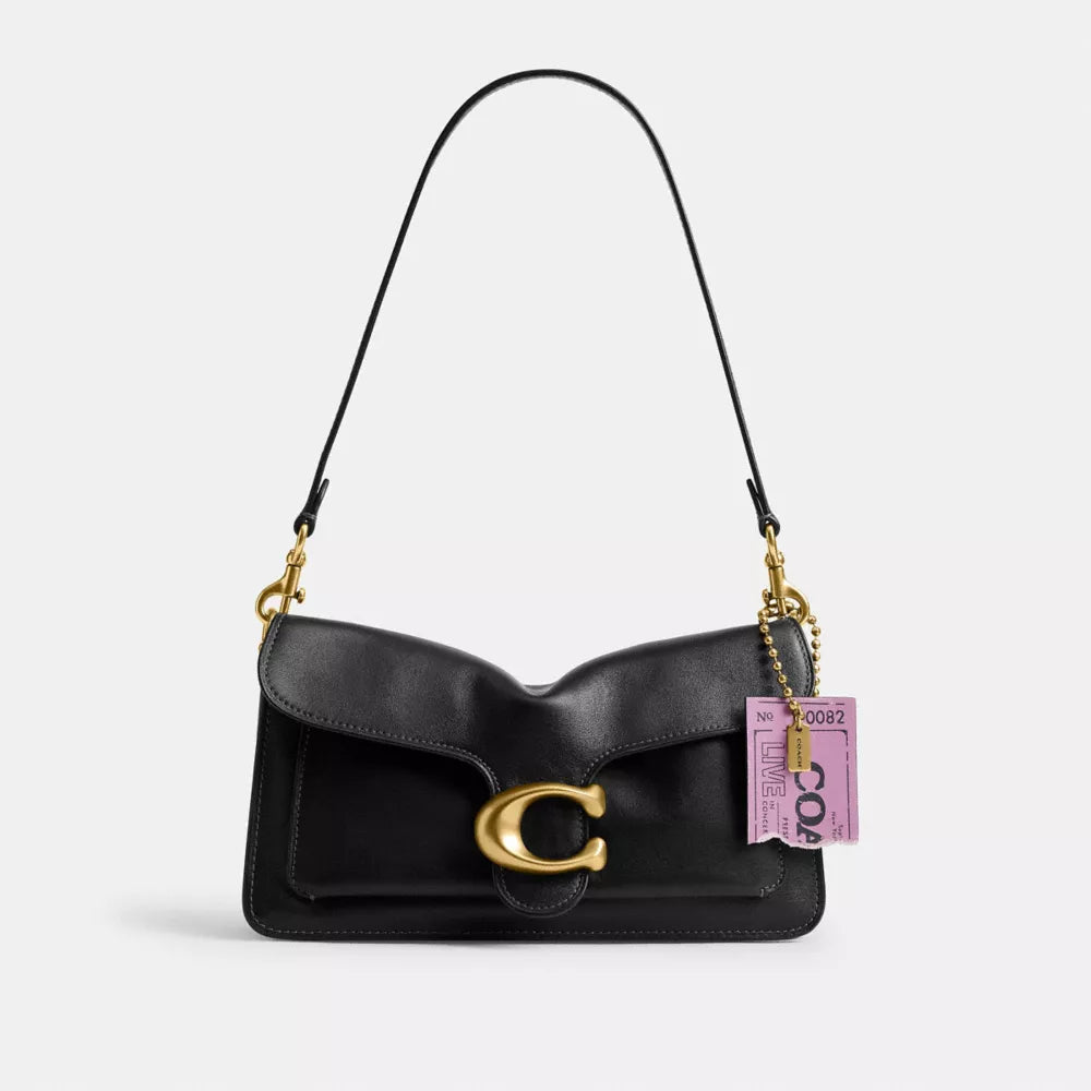 Live In Concert Concert Ticket Bag Charm - Brass/Lilac