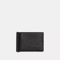 Slim Money Clip Billfold Wallet - Gunmetal/Black
