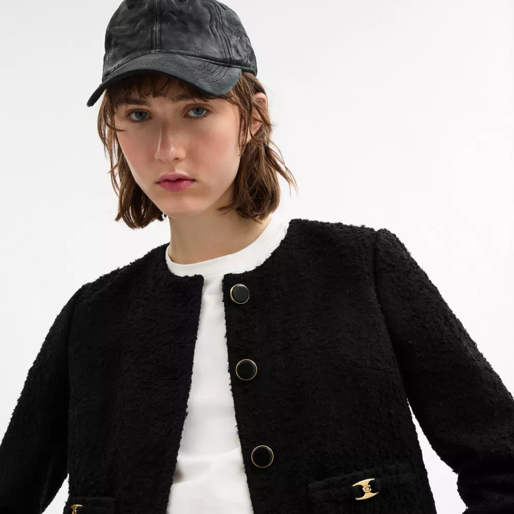 Heritage C Boucle Jacket - Black