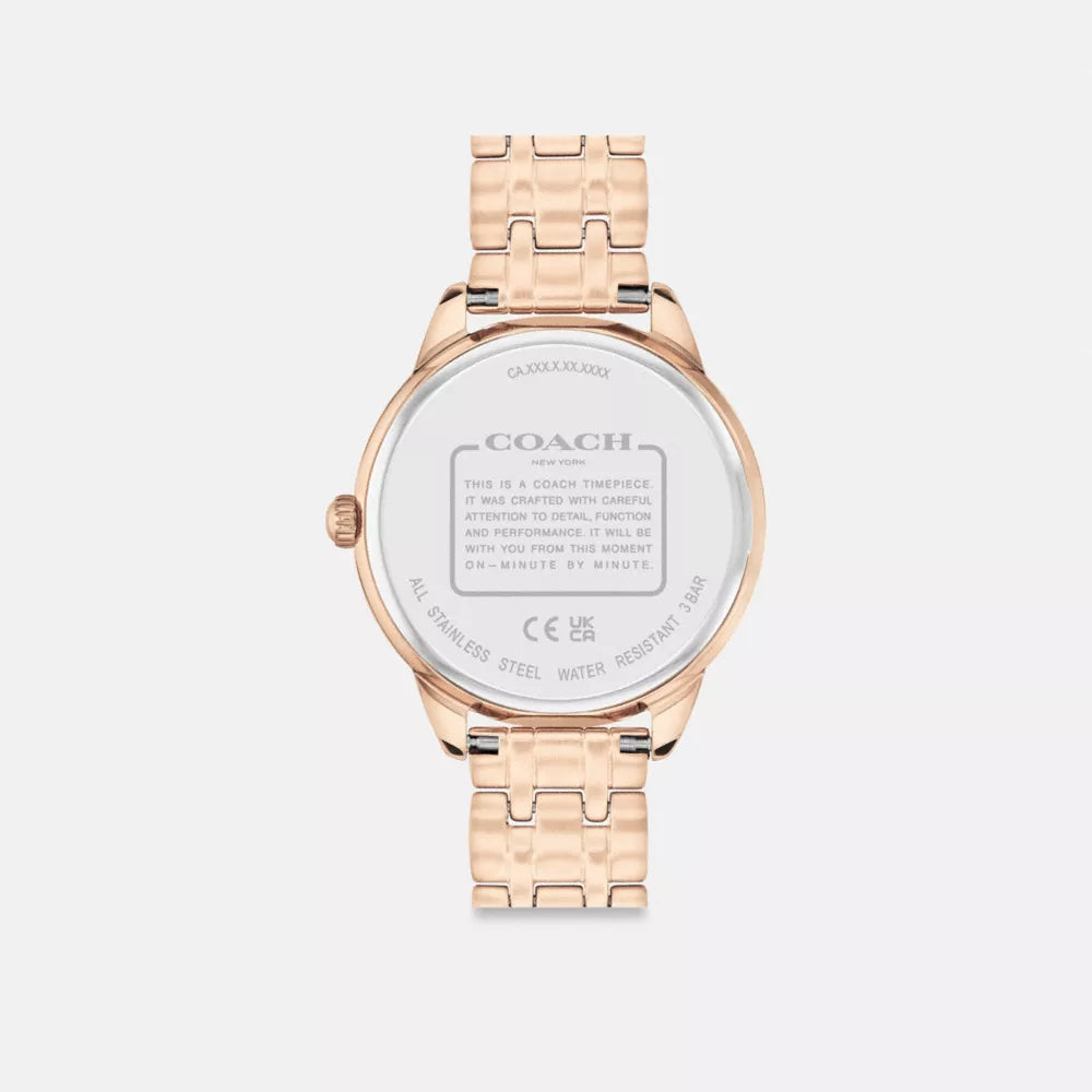 Olivia Watch, 34MM - Rose Gold